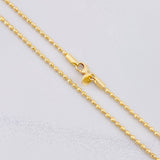 Cadena Militar 6.65g / 45cm / 1.8mm Oro Amarillo 18K