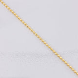 Cadena Militar 6.65g / 45cm / 1.8mm Oro Amarillo 18K