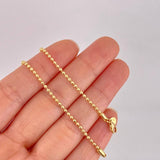 Cadena Militar 6.65g / 45cm / 1.8mm Oro Amarillo 18K