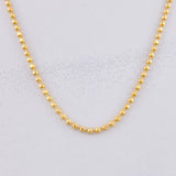 Cadena Militar 3.95g / 45cm / 1.4mm Oro Amarillo 18K