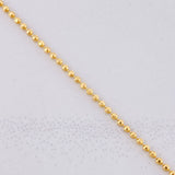 Cadena Militar 3.95g / 45cm / 1.4mm Oro Amarillo 18K