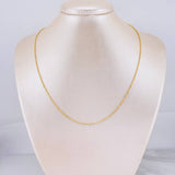 Cadena Militar 3.95g / 45cm / 1.4mm Oro Amarillo 18K