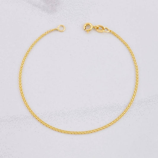 Pulso Chino 1.2g / 18.3cm / 1.4mm Oro Amarillo 18K