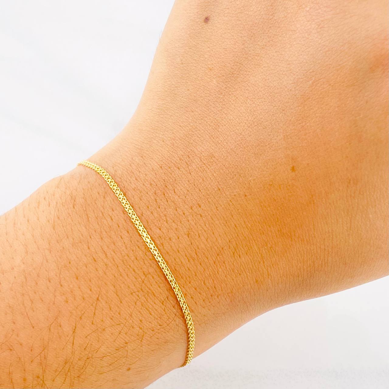 Pulso Chino 1.2g / 18.3cm / 1.4mm Oro Amarillo 18K