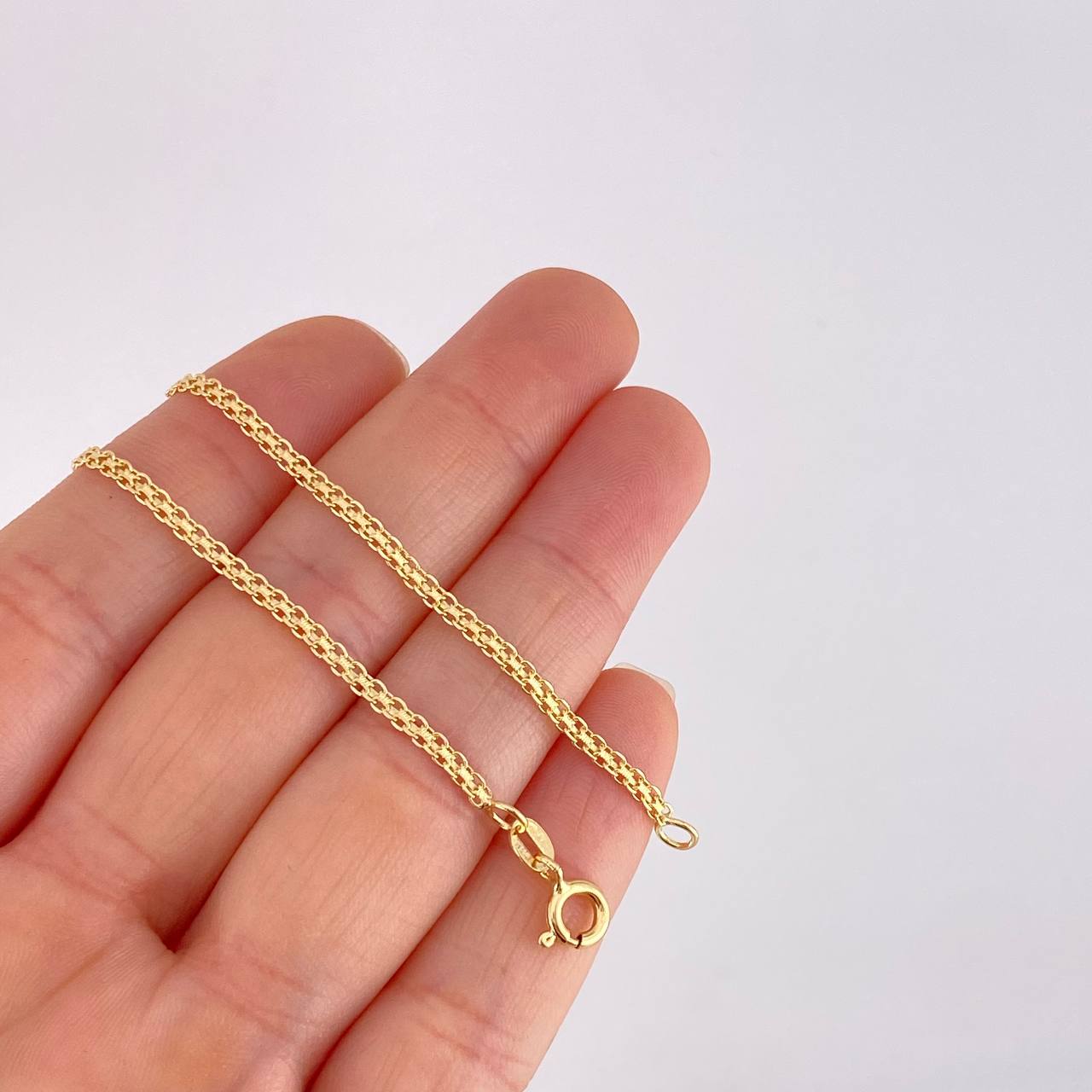 Pulso Chino 2.45g / 19cm / 2.5mm Oro Amarillo 18K