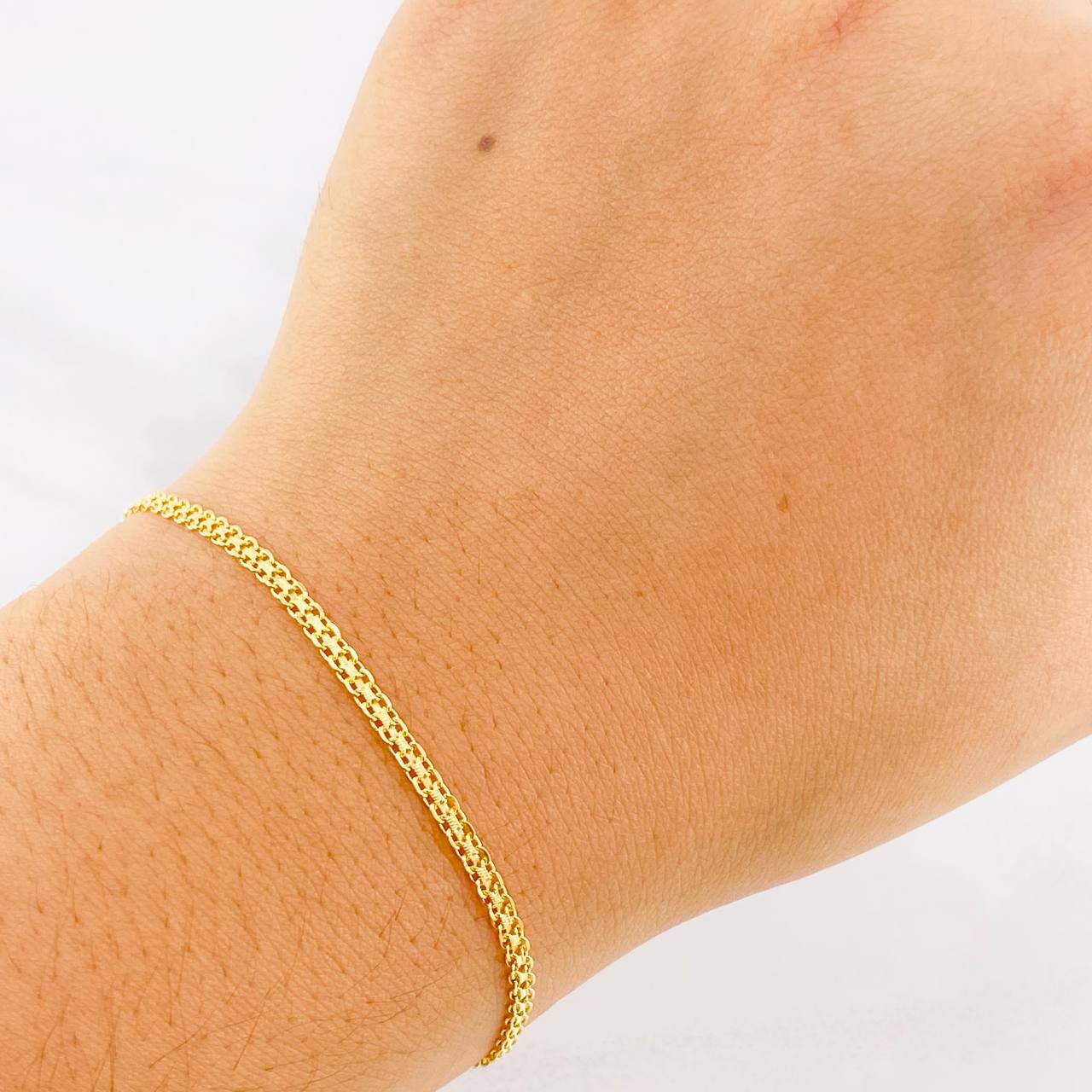Pulso Chino 1.9g / 18.2cm / 2.2mm Oro Amarillo 18K