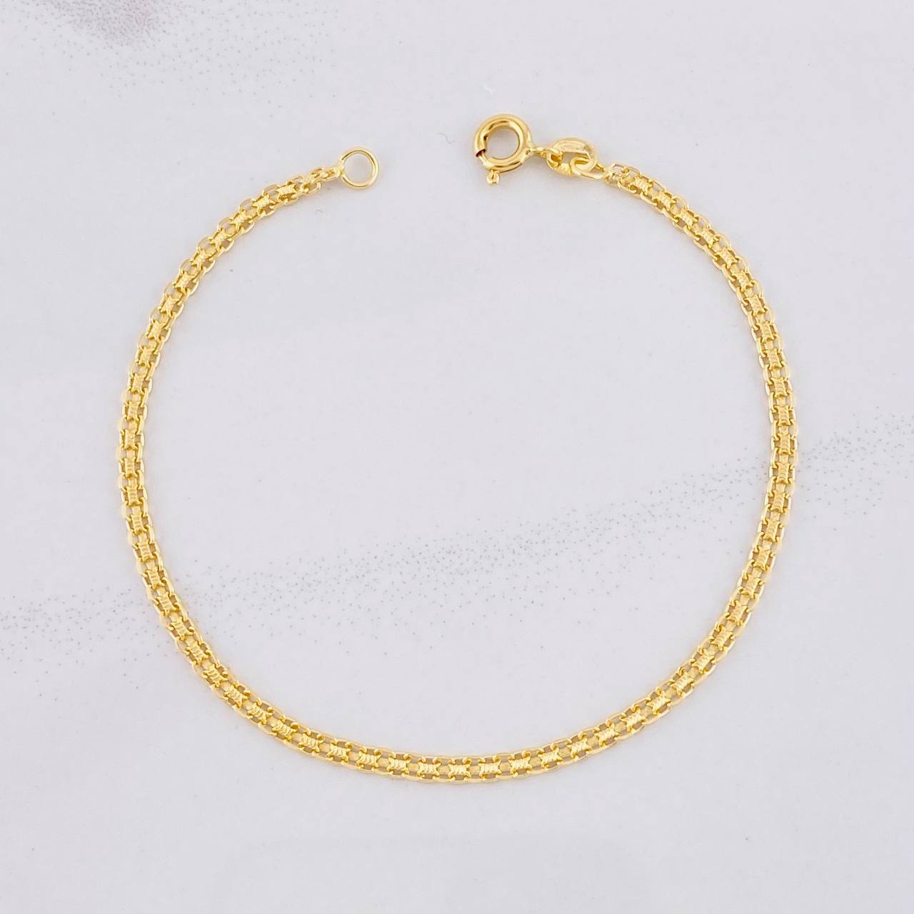 Pulso Chino 2.5g / 19.2cm / 2.5mm Oro Amarillo 18K