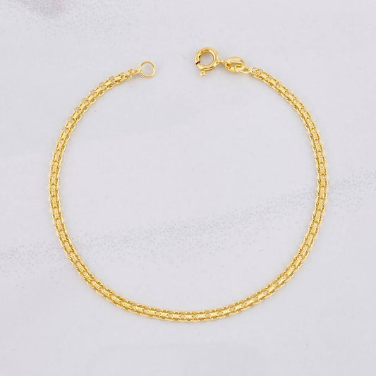 Pulso Chino 2.45g / 19cm / 2.5mm Oro Amarillo 18K