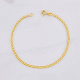 Pulso Chino 2.45g / 19cm / 2.5mm Oro Amarillo 18K