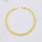 Pulso Chino 4.2g / 19.5cm / 4.3mm Oro Amarillo 18K