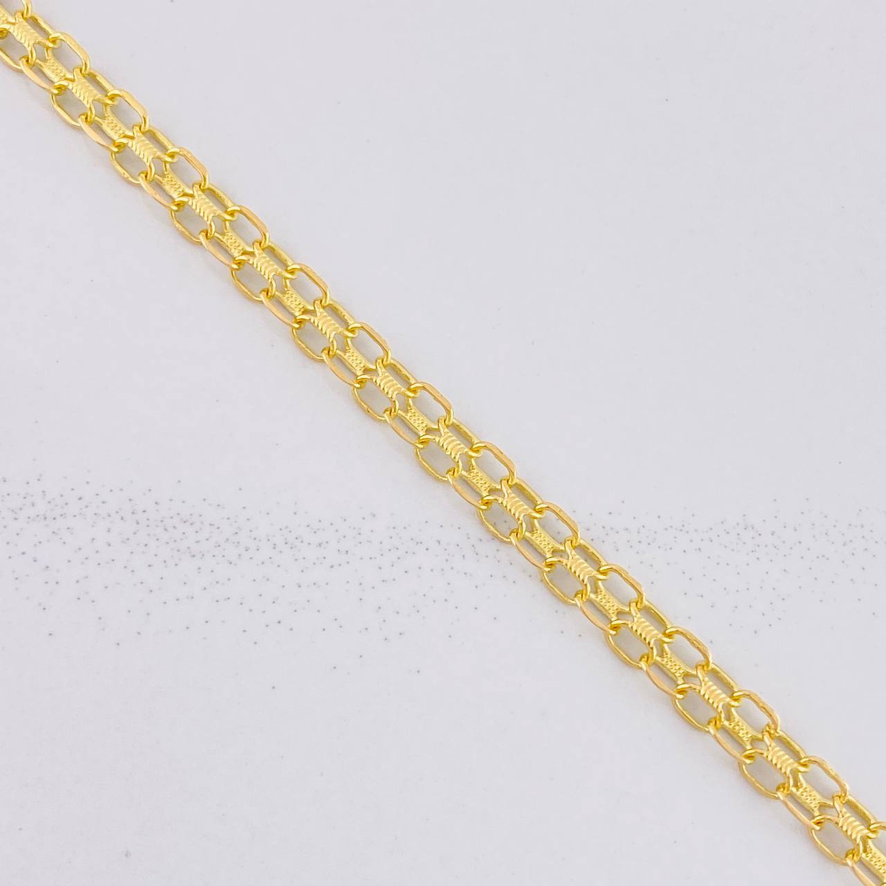 Pulso Chino 4.2g / 19.5cm / 4.3mm Oro Amarillo 18K