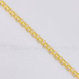 Pulso Chino 4.2g / 19.5cm / 4.3mm Oro Amarillo 18K