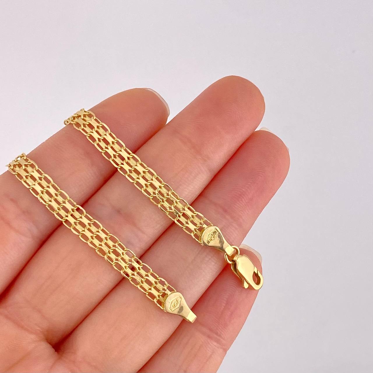 Pulso Chino 5g / 21.1cm / 5.1mm Oro Amarillo 18K