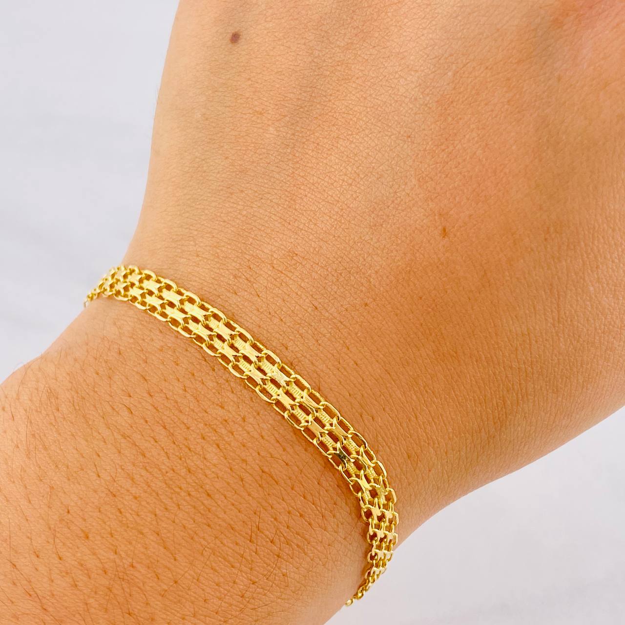 Pulso Chino 5g / 21.1cm / 5.1mm Oro Amarillo 18K