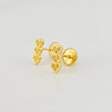 Topos Corazones 0.8g / 8mm Oro Amarillo 18K