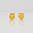 Topos Corazones 0.75g / 7mm Oro Amarillo 18K