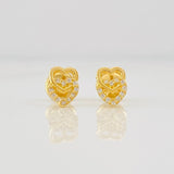 Topos Corazones 0.75g / 7mm Oro Amarillo 18K