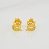 Topos Corazon 0.85g / 6mm Oro Amarillo 18K