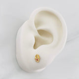 Topos Mano Hamsa 0.8g / 6.5mm Oro Amarillo 18K