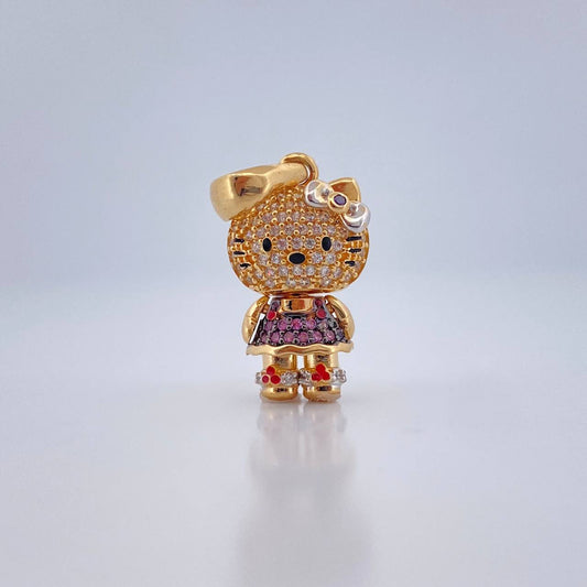Dije Gata 4.75gr / 2.8cm / Tres Oros 18K %