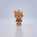 Dije Gata 4.75gr / 2.8cm / Tres Oros 18K %