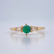 Anillo Solitario 1.75gr / T6 3/4 / Oro Amarillo 18K %