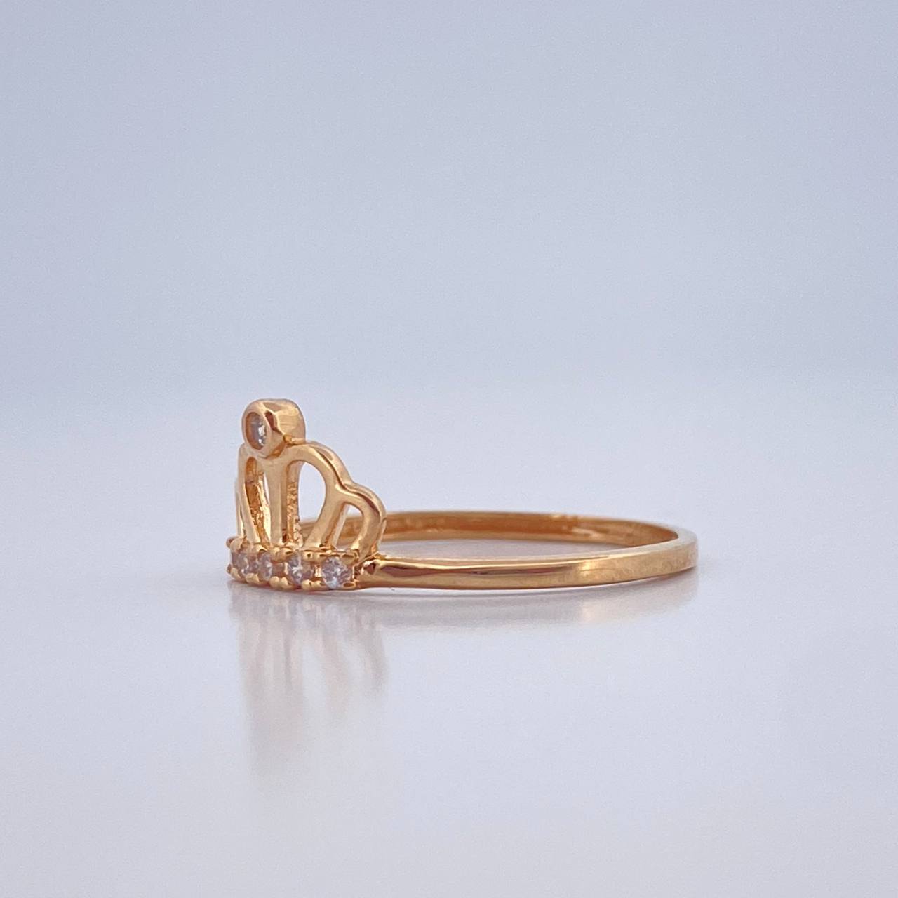 Anillo Corona 1.35gr / T6 / Oro Amarillo 18K %