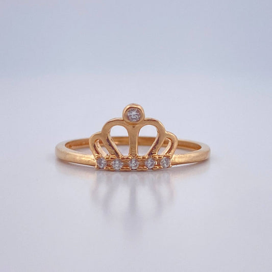Anillo Corona 1.35gr / T6 / Oro Amarillo 18K %
