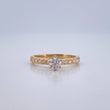 Anillo Solitario Churumbela 2.2gr / T6 / Oro Amarillo 18K %