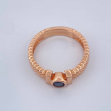 Anillo Cinturon 4.3gr / T7 / Oro Rosa 18K %