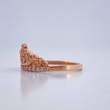 Anillo Corona 2.5gr / T7 1/2 / Oro Rosa18K %