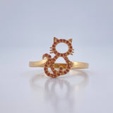 Anillo Gato 1.8gr / T7 / Oro Amarillo 18K %
