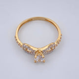 Anillo Solitario Infinito 1.75gr / T7 / Oro Amarillo Oro Blanco  18K %