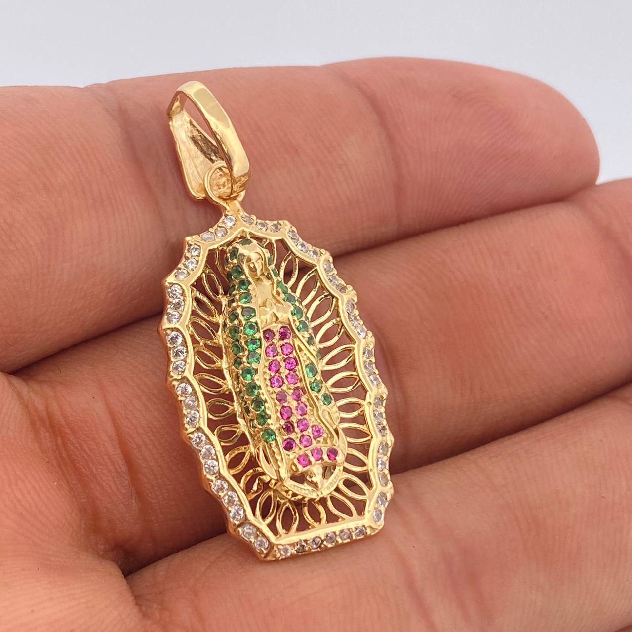 Dije Virgen Guadalupe 4.5gr / 4cm / Oro Amarillo 18K %