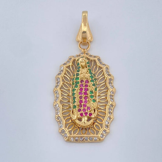 Dije Virgen Guadalupe 4.5gr / 4cm / Oro Amarillo 18K %