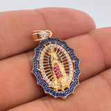 Dije Virgen Guadalupe 3.9gr / 3.3cm / Tres Oros 18K %