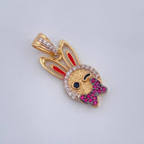 Dije Conejo 2.35gr / 2.5cm / Tres Oros  18K %