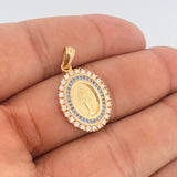 Dije Virgen Milgrosa 2.9gr / 2.8cm / Oro Amarillo 18K %