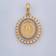 Dije Virgen Milgrosa 2.9gr / 2.8cm / Oro Amarillo 18K %