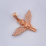 Dije Angel 3.25gr / 2.5cm / Oro Rosa Oro Blanco 18K %
