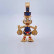 Dije Pato Bolsas Dinero 6gr / 3.5cm / Tres Oros 18K %