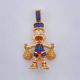 Dije Pato Bolsas Dinero 6gr / 3.5cm / Tres Oros 18K %