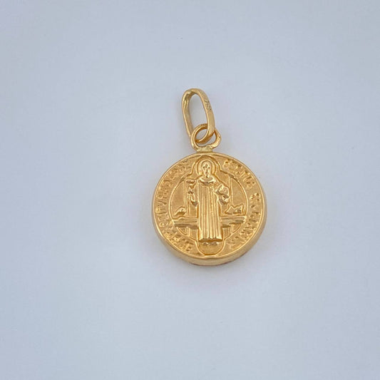 Dije San Benito 0.55gr / 1.8cm / Oro Amarillo 18K %