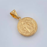 Dije San Benito 0.65gr / 2cm / Oro Amarillo 18K %