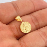 Dije San Benito 0.65gr / 2cm / Oro Amarillo 18K %