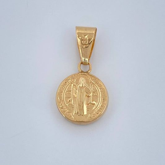 Dije San Benito 0.65gr / 2cm / Oro Amarillo 18K %