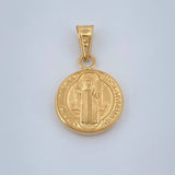 Dije San Benito 0.85gr / 2.2cm / Oro Amarillo 18K %
