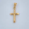 Dije Cruz 0.4gr / 2.2cm / Oro Amarillo 18K %