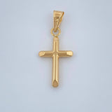 Dije Cruz 0.4gr / 2.2cm / Oro Amarillo 18K %