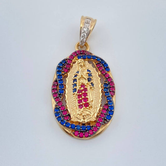 Dije Virgen De Guadalupe 3.75gr / 3.1cm / Tres Oros 18K %